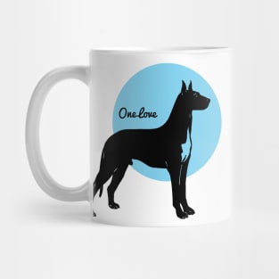 Just a One Love Great Dane Mug